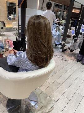 エアー 銀座(air) ★岡田有加★似合わせ★銀座★白髪ぼかしハイライト×レイヤー