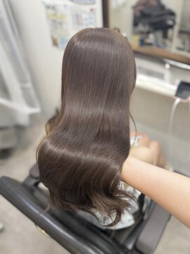 アオ(ao.) ブリーチなしオリーブブラウン/ブリーチなしダブルカラー