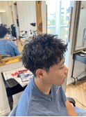 スパイキーショート×ピンパーマ☆