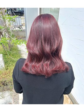 ブランコ 高松店(blanco) ワンブリーチでピンクブラウン