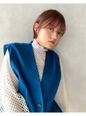 三軒茶屋【CEINEOUR】大人ショートボブ×ブリーチなしカラー