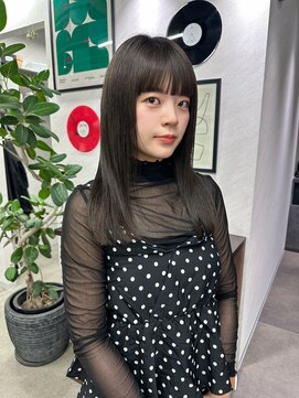 トーン(tone) ダークグレージュ×ワイドバング