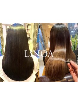 白髪も予防しながら肌が染みる敏感な方も安心なLINOA限定の《白髪抑制ヴィラロドラカラー》