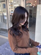 ミニム ヘアー(minim hair) 【minim×miku】韓国レイヤー×水光髪カラー