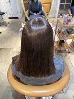 ロンド シャルム 吉祥寺(Lond charme)&nbsp;オリーブグレー/ボブ/顔周り/小顔/レイヤー/髪質改善/縮毛矯正