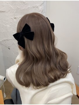 サク(Sac.) "breach"ミルクティーベージュ　ダブルカラー