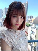 インナーカラーボブ