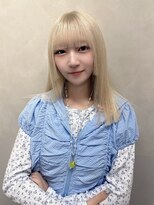 エン 栄店(enne)&nbsp;ココアベージュ/クラゲヘアー/ボブレイヤー/小顔/黒髪/栄