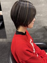 スノウ(SKNOW) ショート 襟足長め ショートボブ 【20代30代40代 おすすめ】