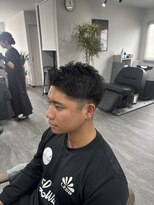 リイ(Lii)&nbsp;メンズ　ベリーショート　フェード　テーパーフェード　刈り上げ