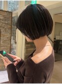 顔周りレイヤー ボブ 目白 美容室
