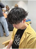 シャドウパーマ 波巻きパーマ メンズパーマ