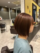 スリービープラス(3beplus)&nbsp;抜け感のあるナチュラルボブ♪