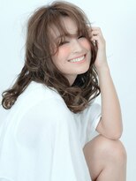 アース オーセンティック 新浦安店(EARTH Authentic)&nbsp;シースルーバング×フェミニンウェーブ【ＥＡＲＴＨ新浦安店】