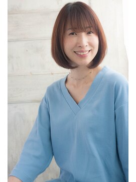 アドラーブル 万代店 (adorable) 【adorable】30代40代50代☆大人のナチュラルまるみボブ