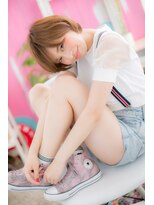 ひし形フォルムの☆マッシュショート