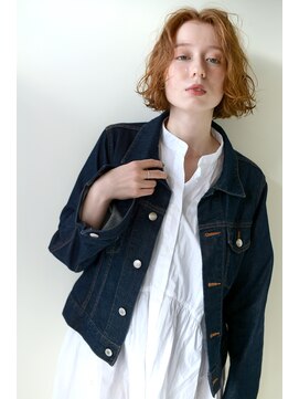 ミラバイグリーン(Mira by green) ワンレン ヴェールウェーブ ブルージュ ボブ　#1