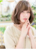 *bliss戸田公園*斜めバングが大人かわいい♪ナチュラルボブa