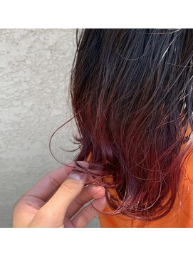 ヴィーヴォ 天六店(VIVO) 【VIVO】池田晃久 グラデーションカラー ベリーピンク赤みカラー