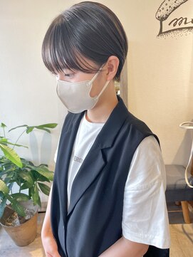 メルト 吉祥寺(melt) 20代30代大人可愛いマッシュショート小顔丸みオリーブベージュ