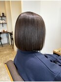 【艶髪ボブ】イノアカラー、髪質縮毛矯正 使用