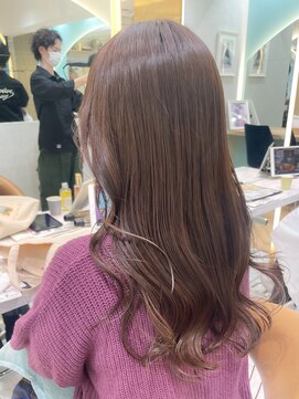 ロンドプランタン 恵比寿(Lond Printemps) ダメージレスN.カラーのフェミニンベージュ ロングレイヤー