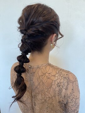 ヘアーラウンジルシェル(HAIR LOUNGE Le ciel) 【お呼ばれヘア！】結婚式お呼ばれアレンジ