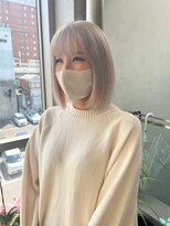 ガルボ ヘアー(garbo hair)&nbsp;ハイトーン ケアブリーチ ホワイトカラー 10代 20代