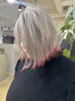 メリー オオサカ(Merly Osaka) 裾カラー_pink.black_