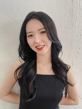 アート ヘア アップップ(ART HAIR UP-PU) 韓国風レイヤー×パープルグレー