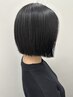 【扱いやすいヘアスタイル】似合わせカット＋3step内部補修TR