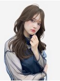 くびレイヤーエモージュニュアンスヘア韓国風透明感