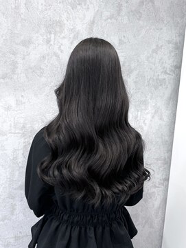 デミヘアー(Demi hair) 透け感ダークグレージュカラー