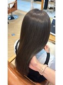 20代30代40代髪質改善カラーアッシュベージュ艶感ストレート
