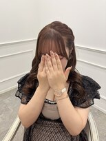 【ヘアメ】大人っぽガーリー＊片あみたらし×ヨシンモリ＊新井