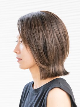 エージレスヘア ディアウ(ageless hair De au) 【De・ au】30代女性 くびれを持たせたキュートボブ