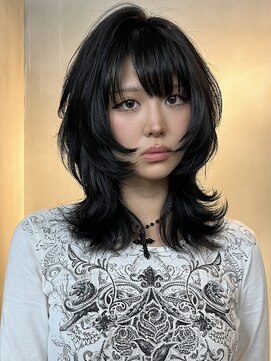 ギークス(GEEKS) 【GEEKS渋谷】シャギーレイヤー/ウルフ/顏周りカット/艶カラー