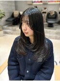 韓国風ワンカールレイヤーカット