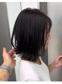 前髪カタログ/イメチェンスタイル／ウェーブパーマ/ミディ