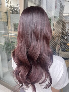 アドア 横浜(ADORE) 【ADORE横浜】やわらかワインレッド×外巻き