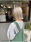 ミルクティベージュ イメチェン|葛西縮毛矯正|葛西髪質改善