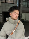 名古屋メンズパーマ/ツイスパ/スパイキーショート/フェード