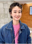 ベリショ　ピクシー　ショート　デザイン　カラー　パーマ