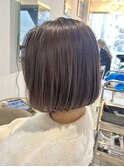 ボブ×グレージュ 20代30代40代50代