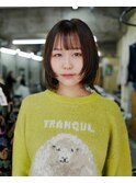 (((蜃気楼))))))顔まわりのレイヤーボブ