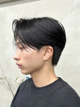 ニコ トウキョウ 渋谷(nico TOKYO) メンズセンターパートニュアンスパーマ毛流れ縮毛矯正刈り上げ