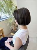 韓国ボブ　×  地毛風暗髪
