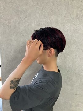 ディルガ リンク(Dilga LINK) 赤メッシュ　ハイライトカラー