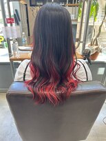 ピスタ(PiSTA)&nbsp;黒髪カタログ/クラゲヘアー/オリーブグレー/千葉駅