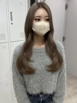 トレヘアー 京都 烏丸(tRe hair)&nbsp;ミルクティーグレージュ/グレージュ/透明感カラー/艶カラー/艶髪